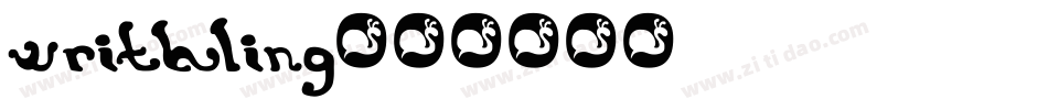 Writhling字体转换