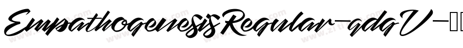 EmpathogenesisRegular-qdgV字体转换