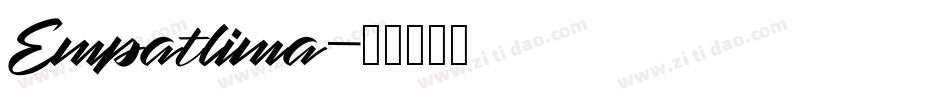 Empatlima字体转换