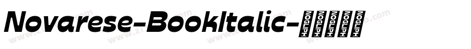 Novarese-BookItalic字体转换