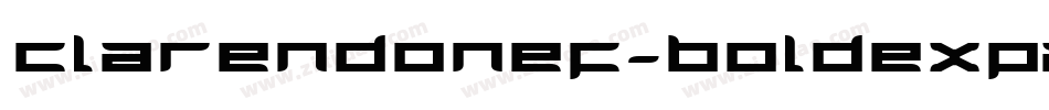 ClarendonEF-BoldExpanded字体转换