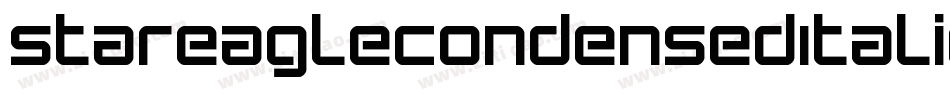 StarEagleCondensedItalic-l6WD字体转换