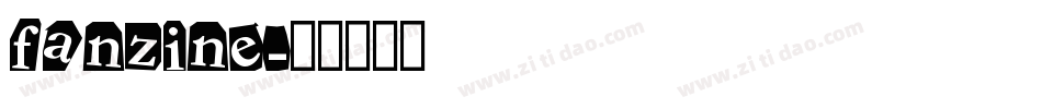 fanzine字体转换