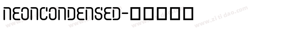 NeonCondensed字体转换