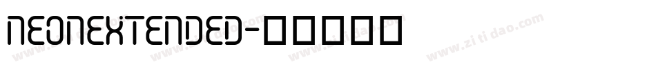 NeonExtended字体转换