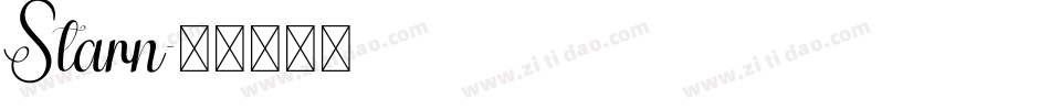 Starn字体转换