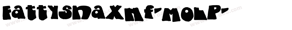 FattySnaxNf-MOLP字体转换