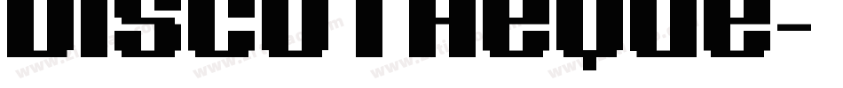 Discotheque字体转换