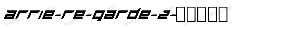 Arrie-re-Garde-2字体转换