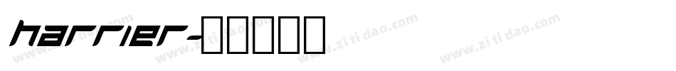Harrier字体转换