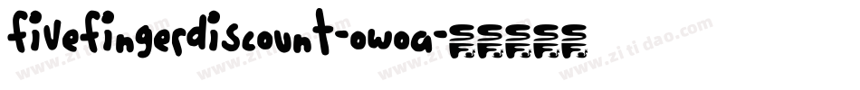 Fivefingerdiscount-owoa字体转换