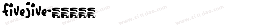 Fivejive字体转换