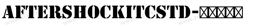 AftershockITCStd字体转换