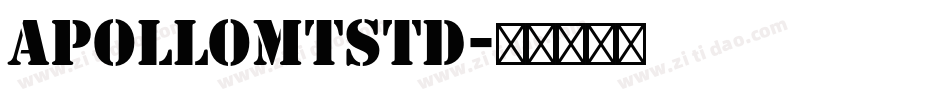ApolloMTStd字体转换