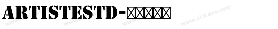 ArtisteStd字体转换