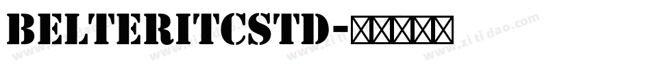 BelterITCStd字体转换
