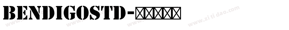 BendigoStd字体转换