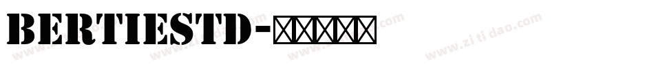 BertieStd字体转换