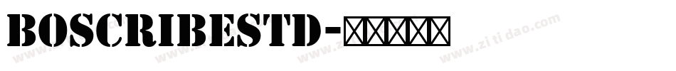 BoscribeStd字体转换