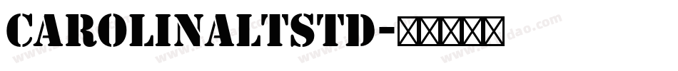 CarolinaLTStd字体转换