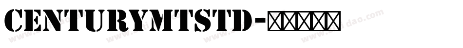 CenturyMTStd字体转换