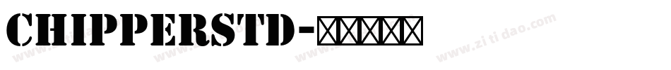 ChipperStd字体转换