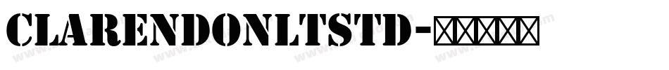 ClarendonLTStd字体转换