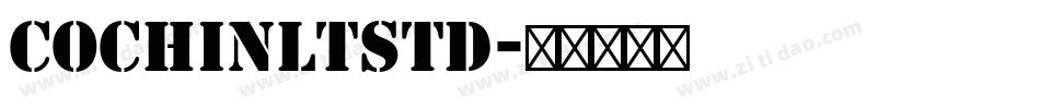 CochinLTStd字体转换
