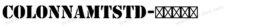 ColonnaMTStd字体转换
