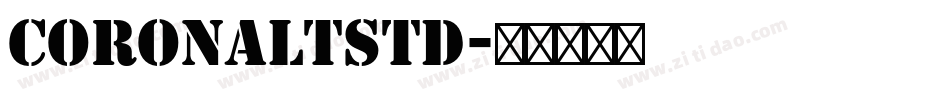 CoronaLTStd字体转换