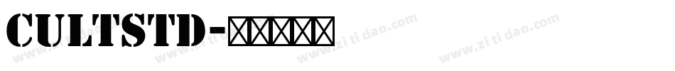 CultStd字体转换