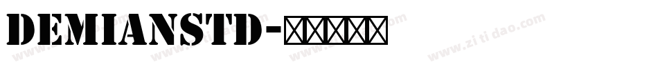 DemianStd字体转换