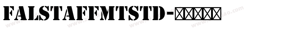 FalstaffMTStd字体转换