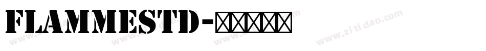 FlammeStd字体转换
