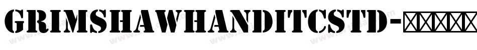 GrimshawHandITCStd字体转换