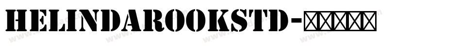HelindaRookStd字体转换