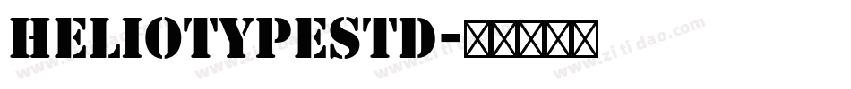 HeliotypeStd字体转换