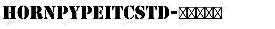 HornpypeITCStd字体转换