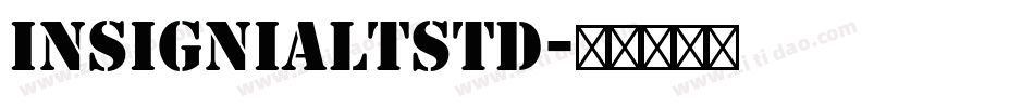 InsigniaLTStd字体转换
