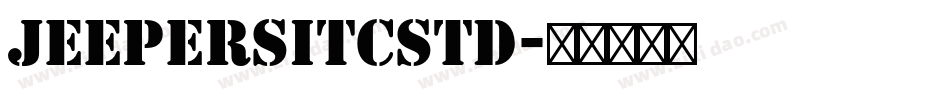 JeepersITCStd字体转换