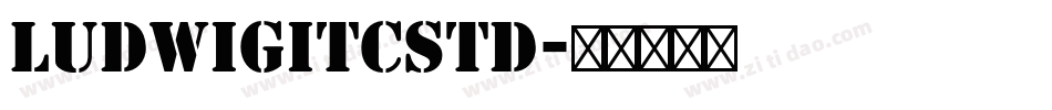 LudwigITCStd字体转换