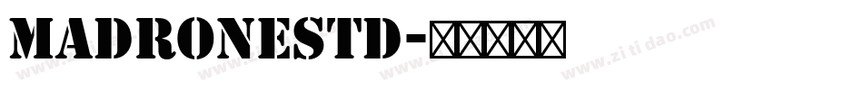 MadroneStd字体转换