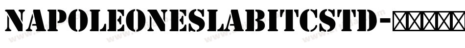 NapoleoneSlabITCStd字体转换