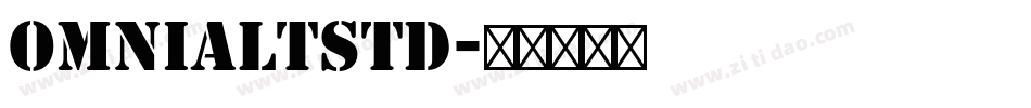 OmniaLTStd字体转换