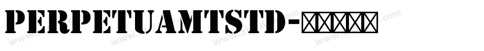 PerpetuaMTStd字体转换