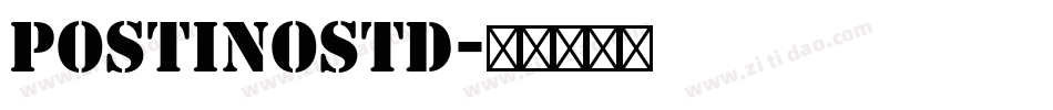 PostinoStd字体转换