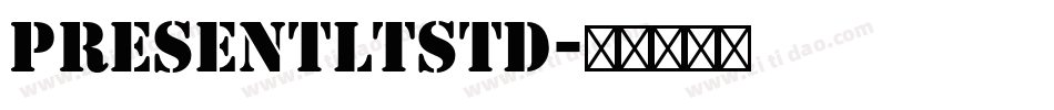 PresentLTStd字体转换