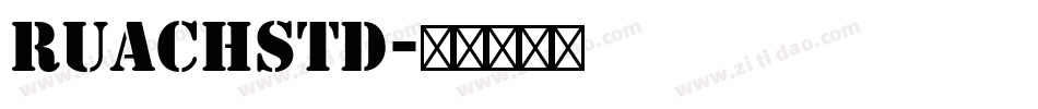 RuachStd字体转换