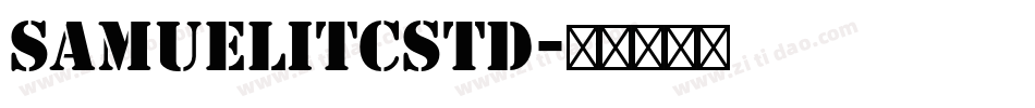 SamuelITCStd字体转换