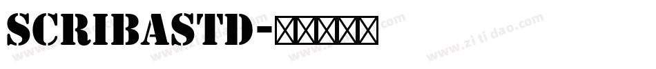 ScribaStd字体转换